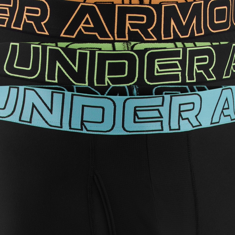Męska bielizna treningowa (3-pack) Under Armour M UA Perf Tech 6in - czarna