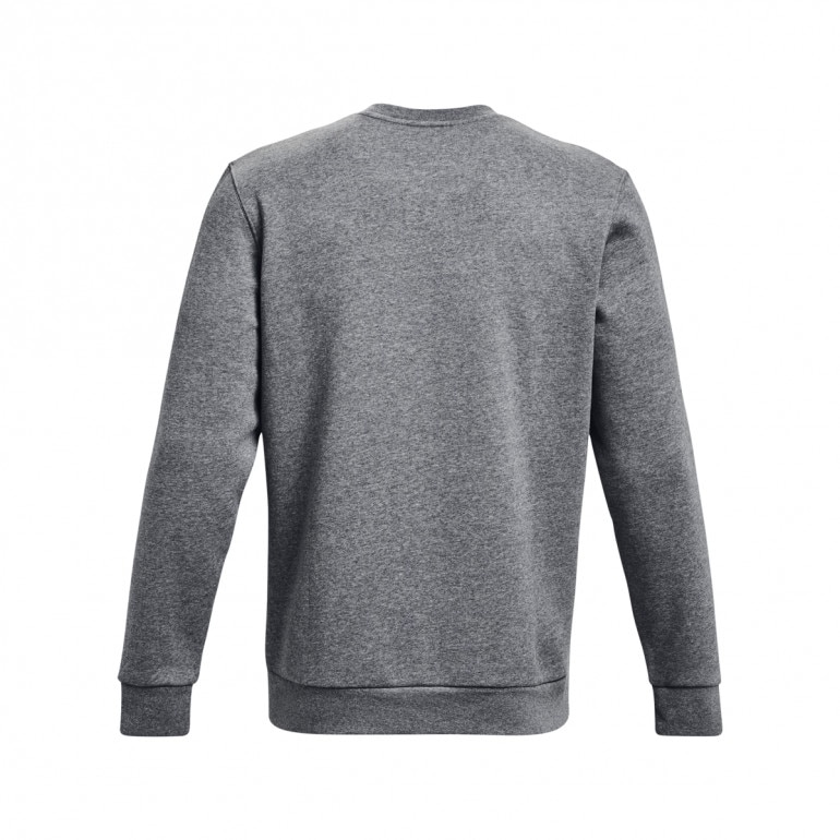 Męska bluza dresowa nierozpinana bez kaptura Under Armour UA Essential Fleece Crew - szara
