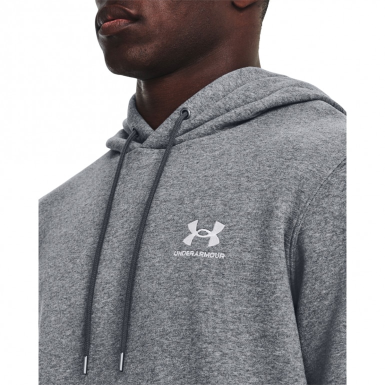 Męska bluza dresowa nierozpinana z kapturem Under Armour UA Icon Fleece Hoodie - szara