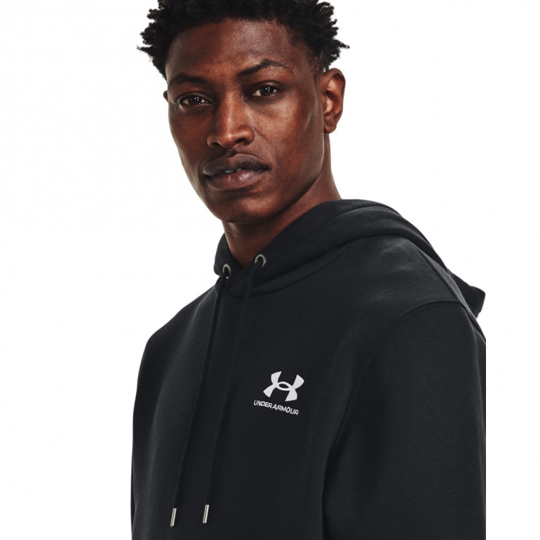Męska bluza dresowa nierozpinana z kapturem Under Armour UA Icon Fleece Hoodie - czarna