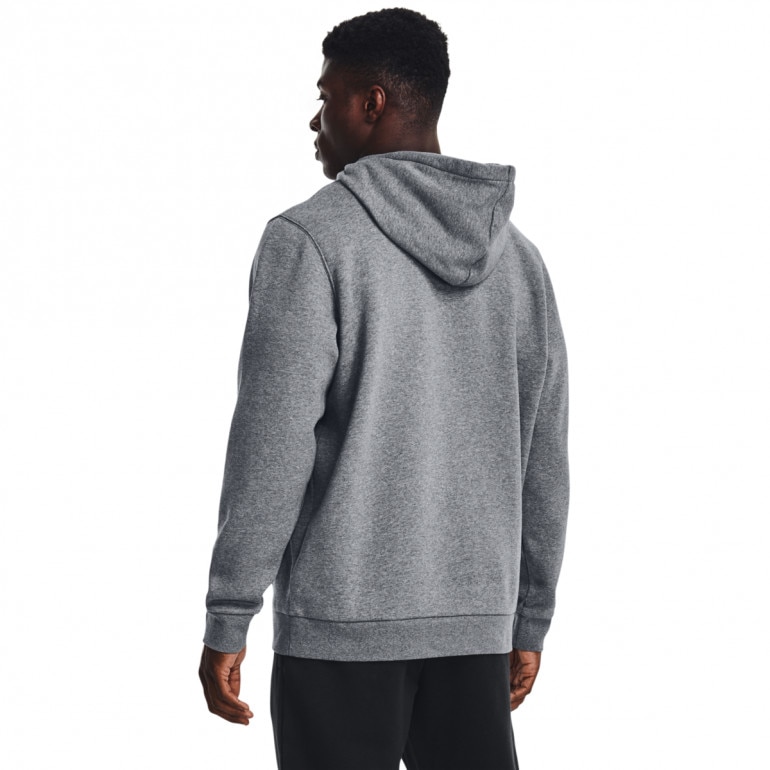 Męska bluza dresowa nierozpinana z kapturem Under Armour UA Icon Fleece Hoodie - szara