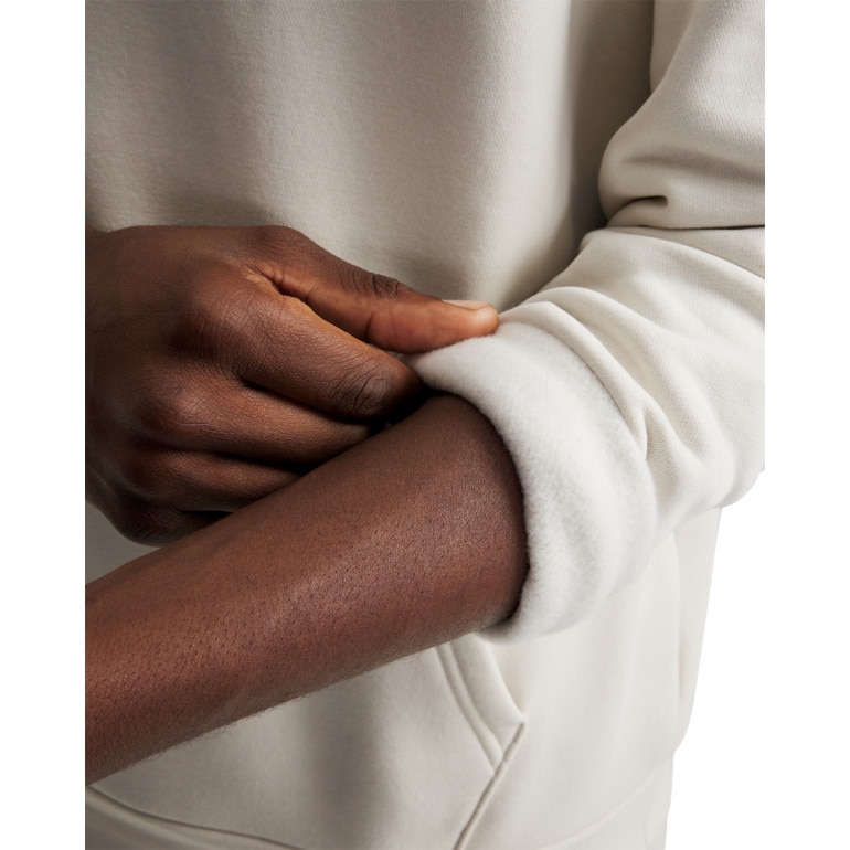 Męska bluza dresowa nierozpinana z kapturem Under Armour UA Icon Fleece Hoodie - biała