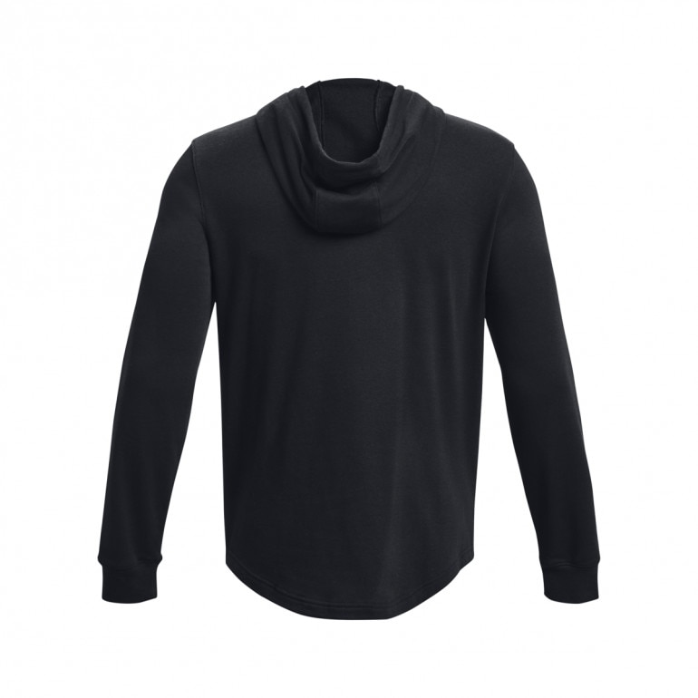 Męska bluza dresowa nierozpinana z kapturem Under Armour UA Rival Terry Graphic HD - czarna