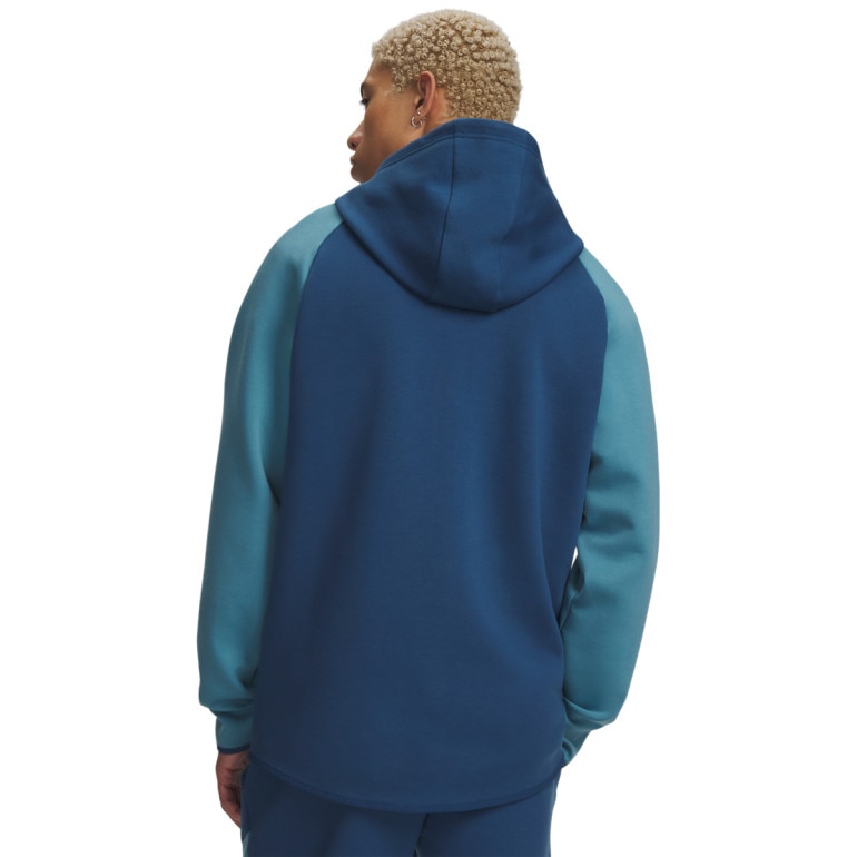 Męska bluza dresowa rozpinana z kapturem Under Armour UA Unstoppable Fleece Full-Zip - niebieska