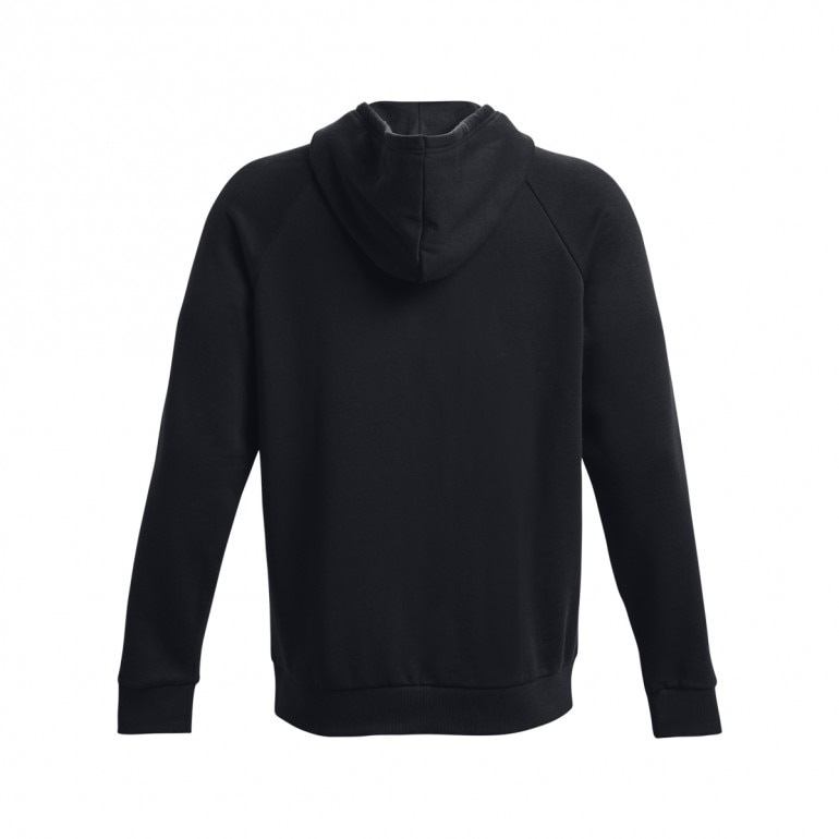 Męska bluza dresowa nierozpinana z kapturem Under Armour UA Rival Fleece Logo HD - czarna