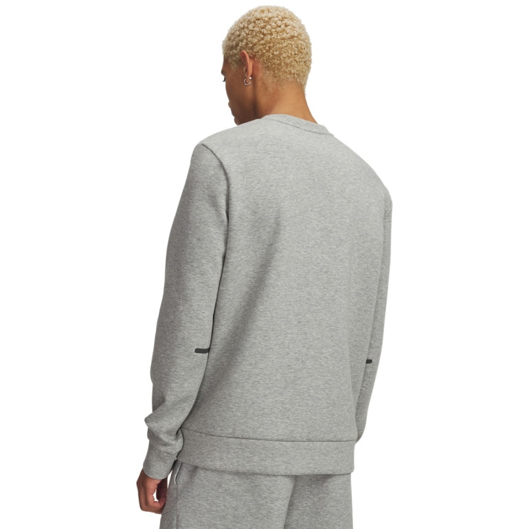 Męska bluza treningowa nierozpinana bez kaptura Under Armour UA Unstoppable Flc Crew - szara