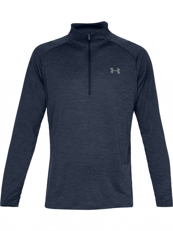 Męska bluza treningowa UNDER ARMOUR Tech 2.0 1/2 Zip - granatowa