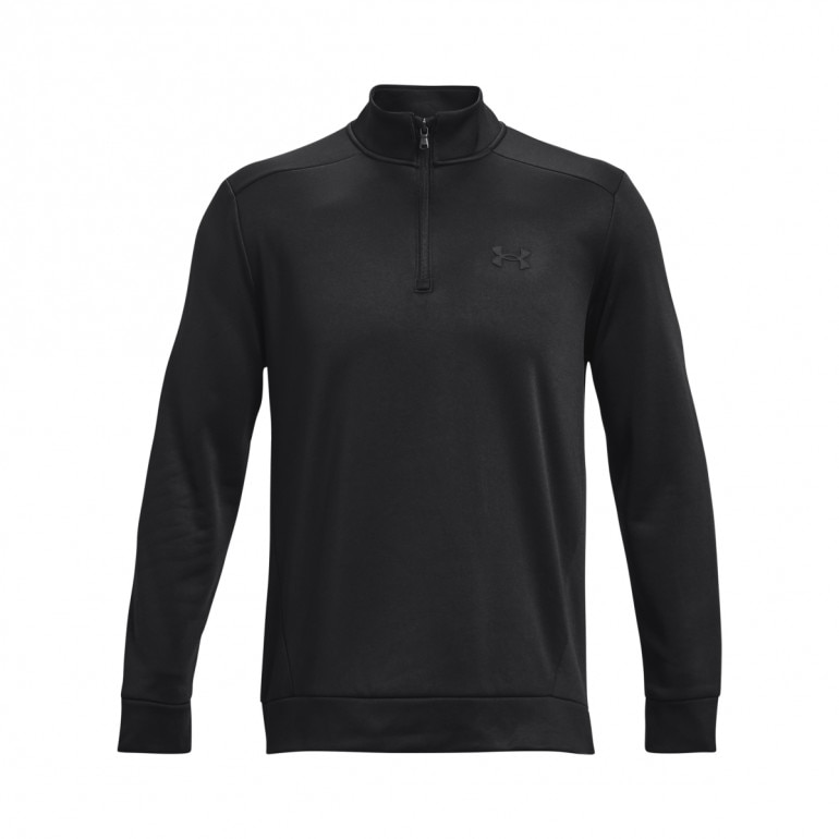 Męska bluza treningowa UNDER ARMOUR UA Armour Fleece 1/4 Zip - czarna