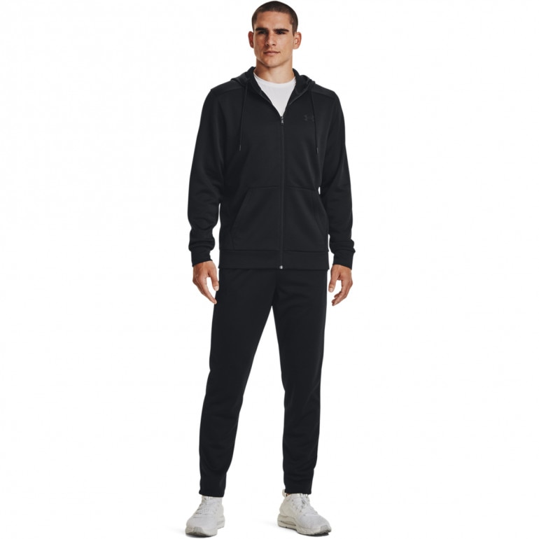 Męska bluza treningowa UNDER ARMOUR UA Armour Fleece FZ Hoodie - czarna