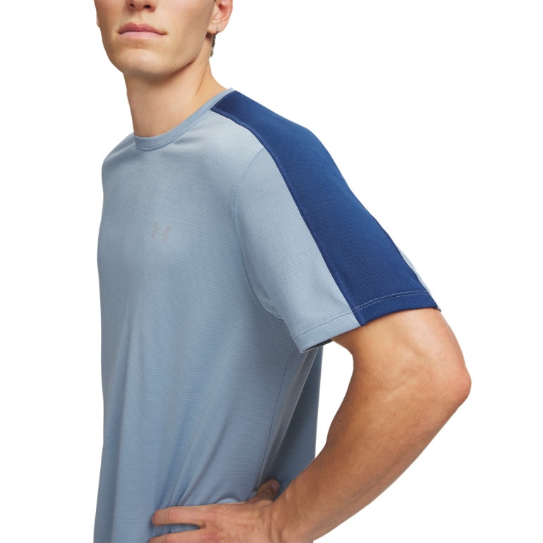Męska koszulka do biegania Under Armour UA Velociti Reflect SS - niebieska