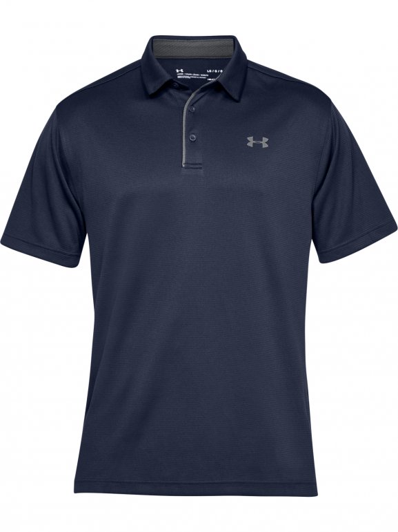 Męska koszulka do golfa UNDER ARMOUR Tech Polo - granatowa