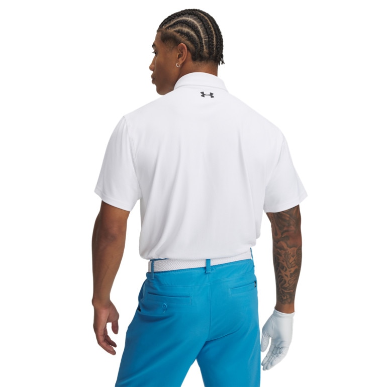 Męska koszulka do golfa Under Armour UA T2G Pique Polo - biała