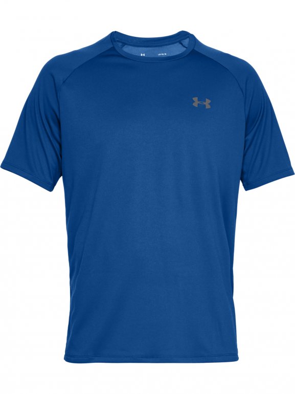 Męska koszulka treningowa UNDER ARMOUR Tech 2.0 SS Tee - niebieski