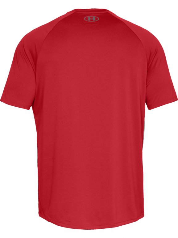 Męska koszulka treningowa UNDER ARMOUR Tech 2.0 SS Tee - czerwona