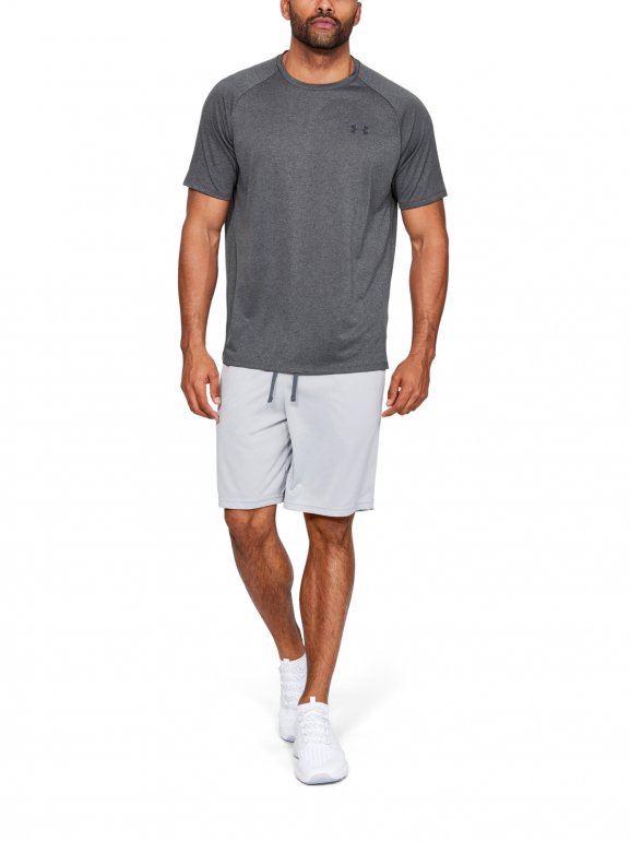 Męska koszulka treningowa UNDER ARMOUR Tech 2.0 SS Tee - szara