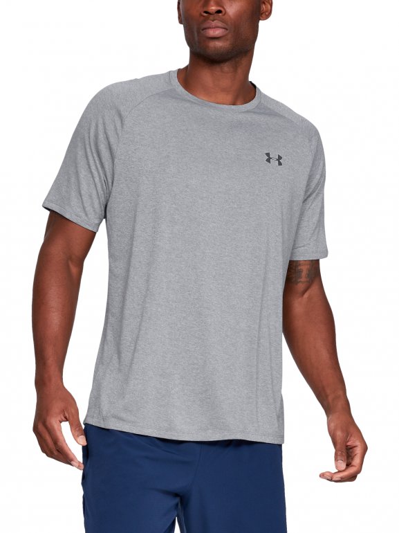 Męska koszulka treningowa UNDER ARMOUR Tech 2.0 SS Tee - szara