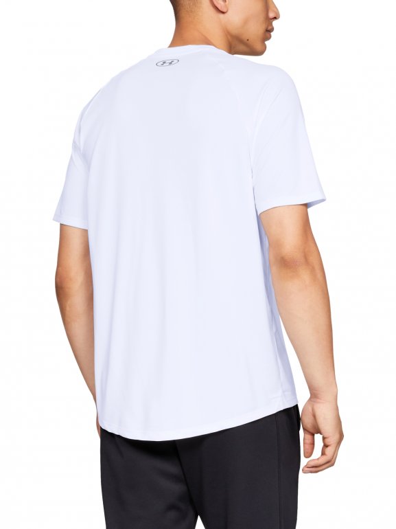 Męska koszulka treningowa UNDER ARMOUR Tech 2.0 SS Tee - biała