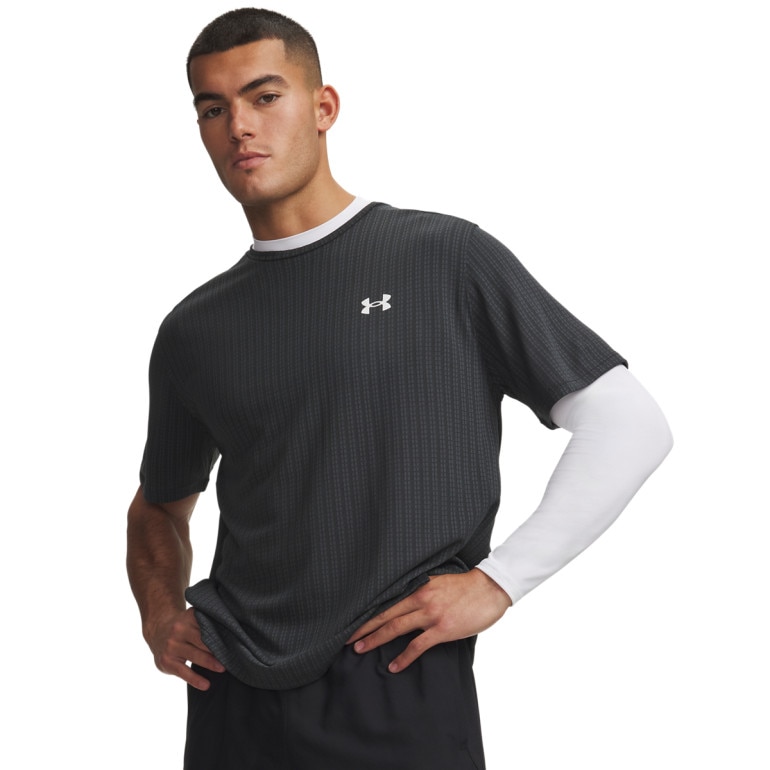 Męska koszulka treningowa Under Armour Tech Vent Jacquard NEW - czarna