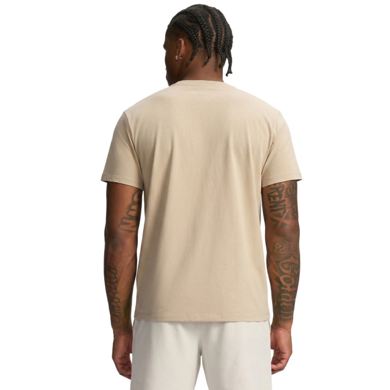 Męska koszulka treningowa Under Armour The Bouncy Tee - beżowa