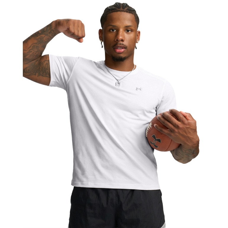 Męska koszulka treningowa Under Armour The Bouncy Tee - biała
