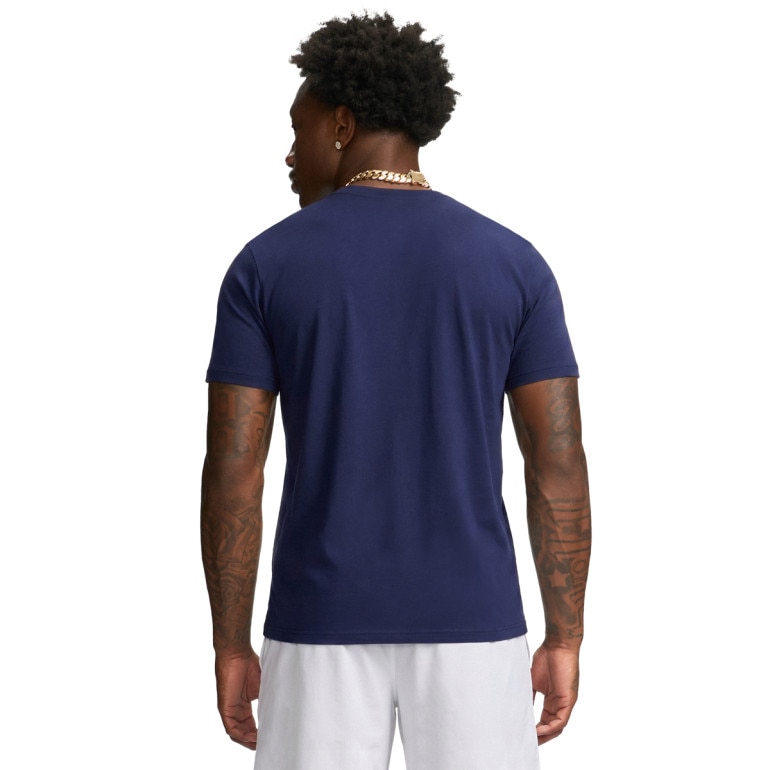 Męska koszulka treningowa Under Armour The Bouncy Tee - granatowa