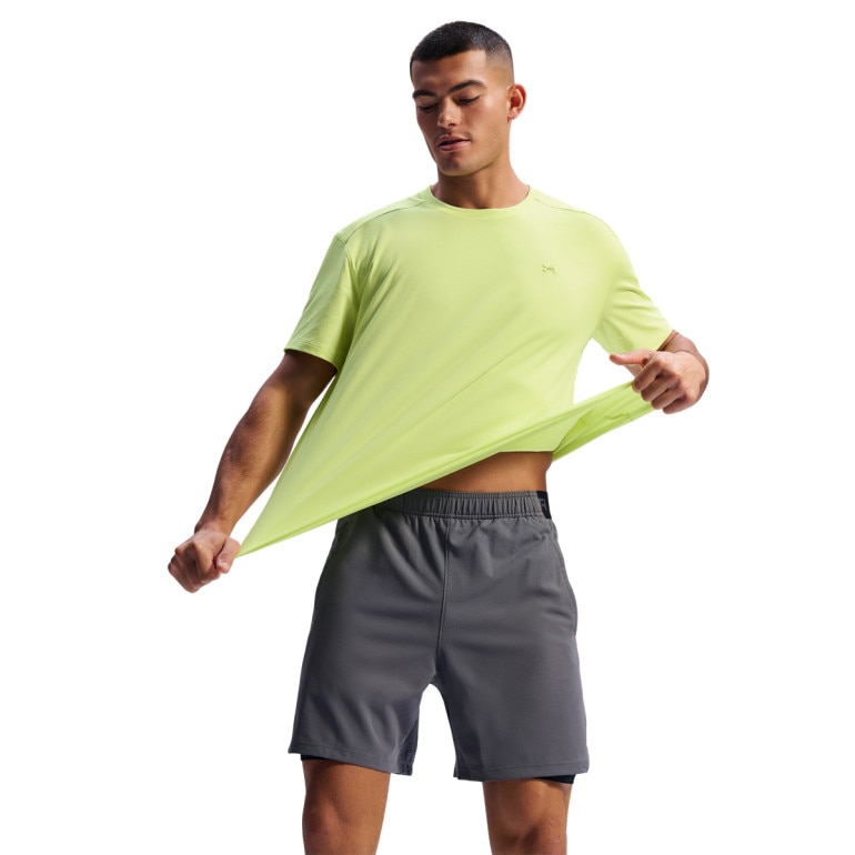 Męska koszulka treningowa Under Armour The Bouncy Tee - limonkowa