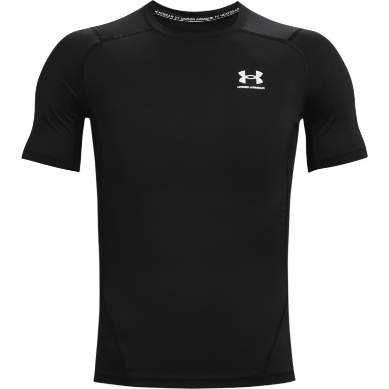 Męska koszulka treningowa UNDER ARMOUR UA HG Armour Comp SS - czarna