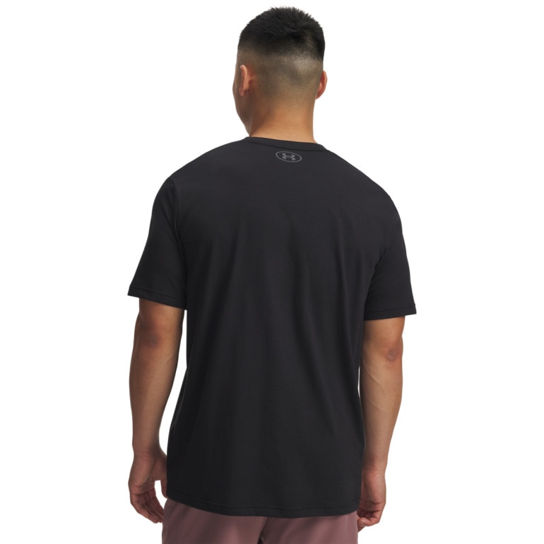 Męska koszulka treningowa Under Armour UA Pjt Rck Simple Branded SS - czarna 