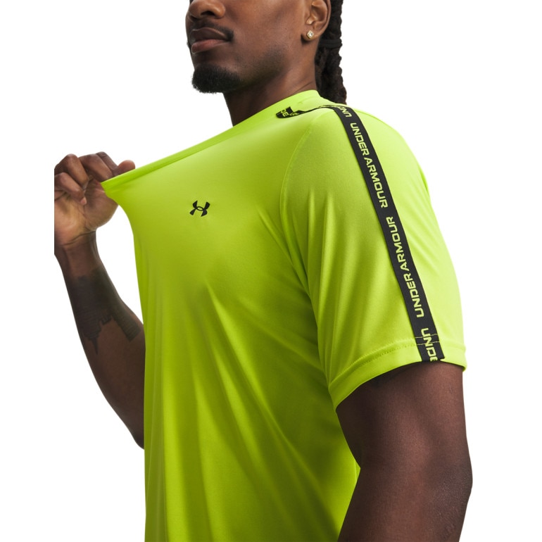 Męska koszulka treningowa Under Armour UA Tech Taping SS - żółta