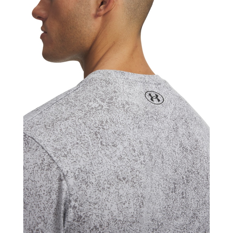 Męska koszulka treningowa Under Armour UA Tech Tee Pixelate - szara
