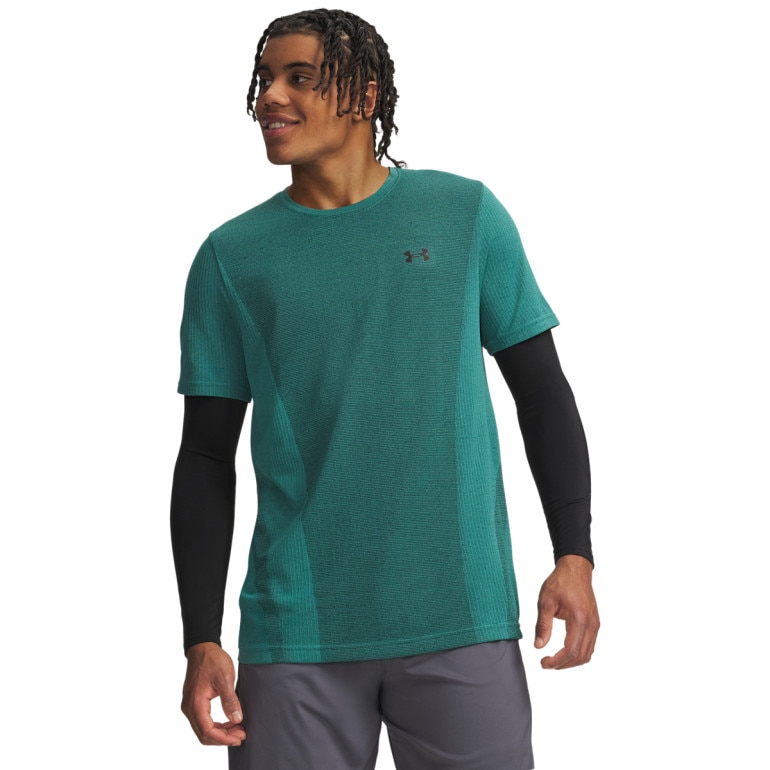 Męska koszulka treningowa Under Armour UA Tech Tee Pixelate - zielona