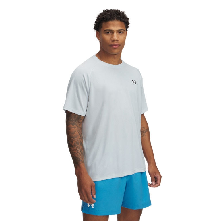 Męska koszulka treningowa Under Armour UA Tech Textured SS - szara