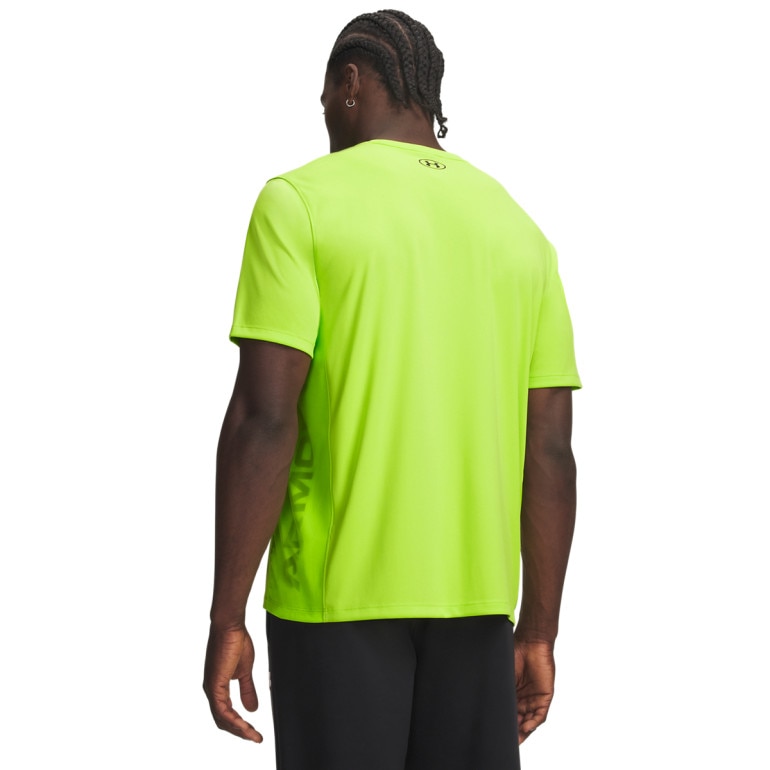 Męska koszulka treningowa Under Armour UA Tech Utility SS - limonkowa