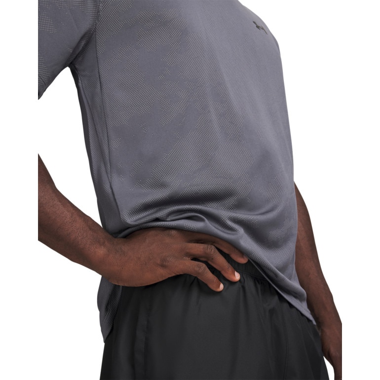 Męska koszulka treningowa Under Armour UA Tech Vent Jcqrd SS - szara