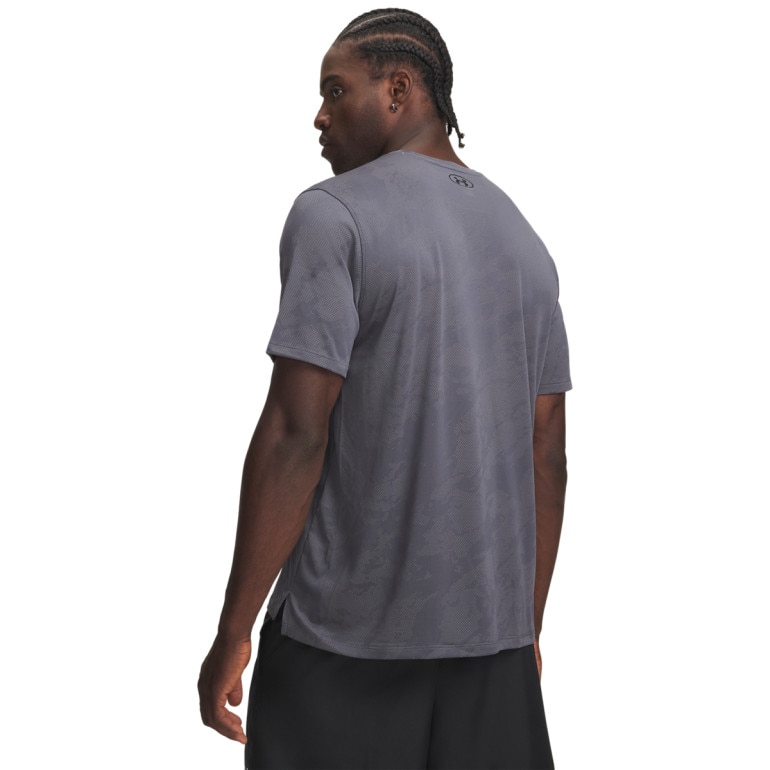 Męska koszulka treningowa Under Armour UA Tech Vent Jcqrd SS - szara