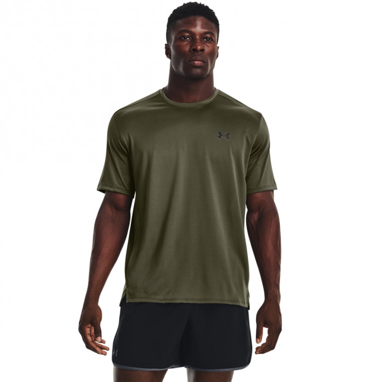 Męska koszulka treningowa Under Armour UA Tech Vent SS - oliwkowa/khaki