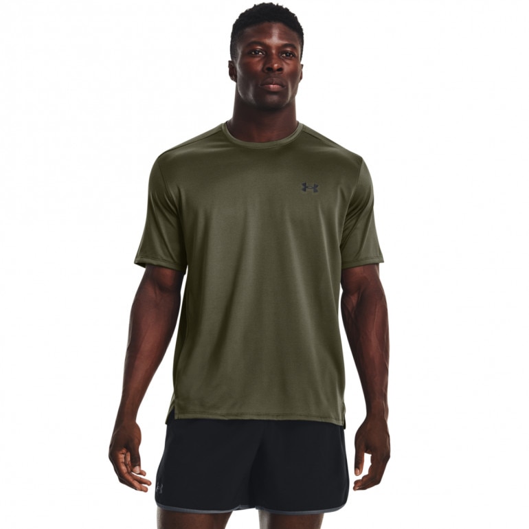Męska koszulka treningowa Under Armour UA Tech Vent SS - oliwkowa/khaki