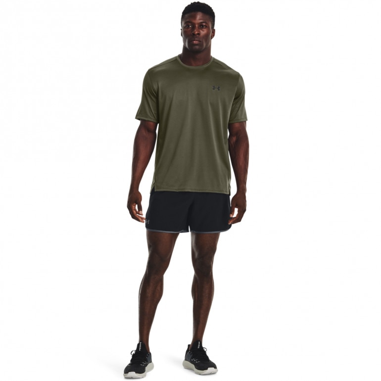 Męska koszulka treningowa Under Armour UA Tech Vent SS - oliwkowa/khaki