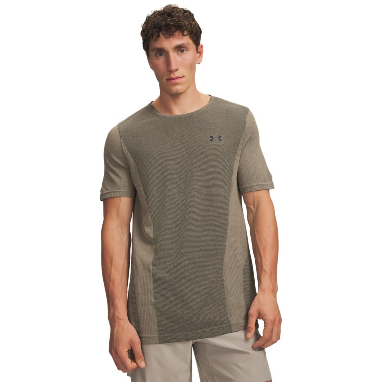 Męska koszulka treningowa Under Armour UA Vanish Seamless SS - khaki