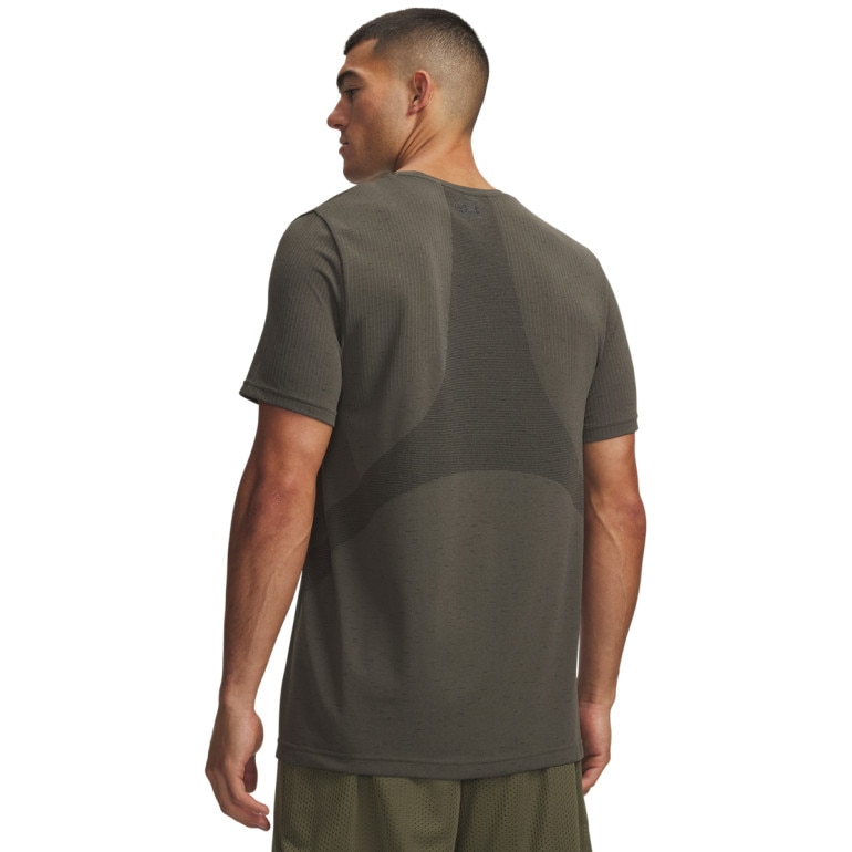 Męska koszulka treningowa Under Armour UA Vanish Seamless SS - khaki