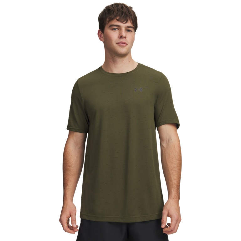 Męska koszulka treningowa Under Armour UA Vanish Seamless SS - khaki