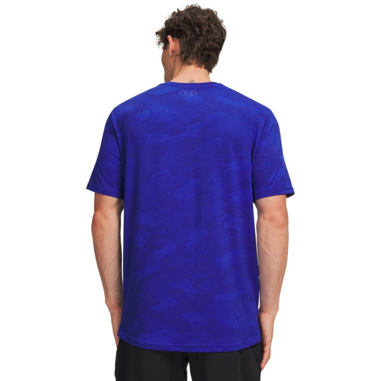Męska koszulka treningowa Under Armour Vanish Energy Printed SS - niebieska