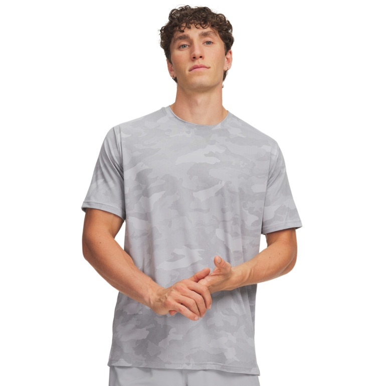 Męska koszulka treningowa Under Armour Vanish Energy Printed SS - szara