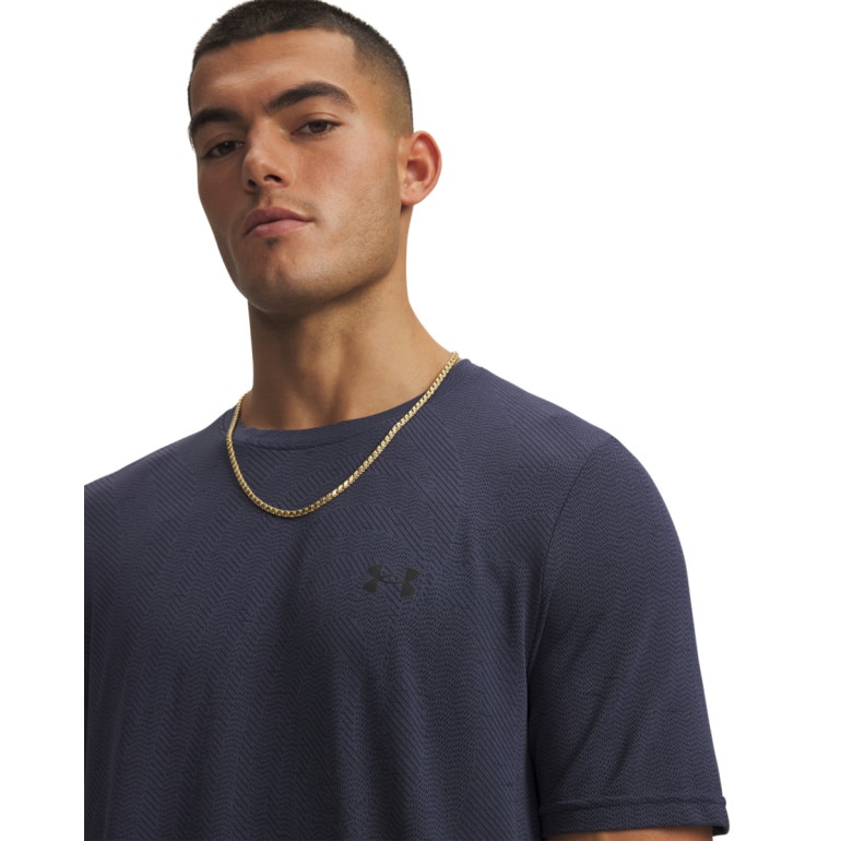 Męska koszulka treningowa Under Armour Vanish Seamless Novelty SS - szara