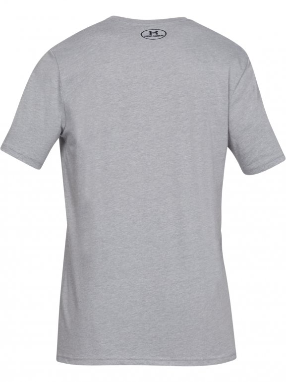 Męski t-shirt z nadrukiem UNDER ARMOUR SPORTSTYLE LOGO SS - szary