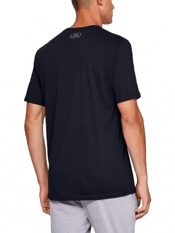 Męski t-shirt z nadrukiem UNDER ARMOUR SPORTSTYLE LOGO SS - czarny