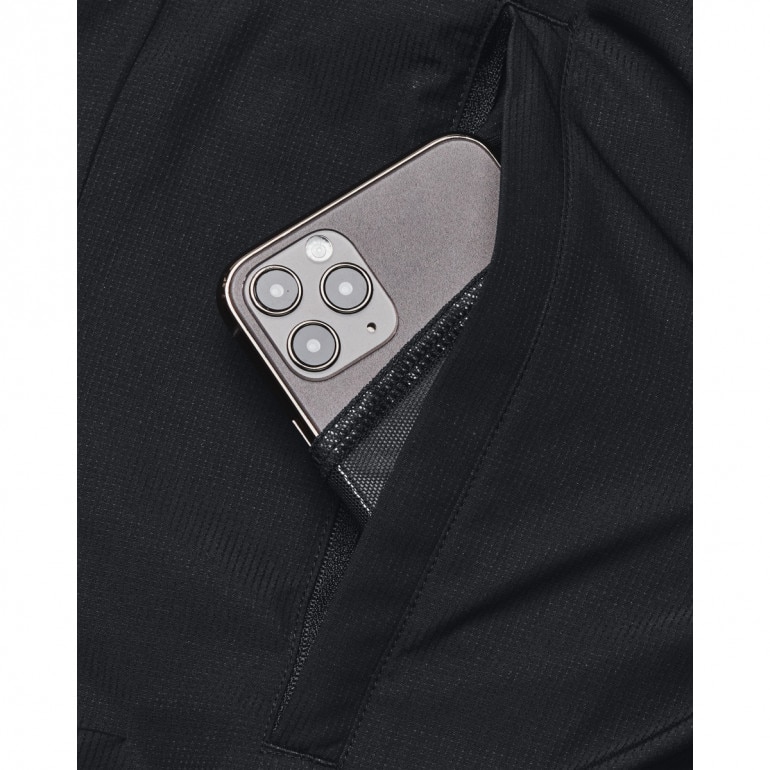 Męska kurtka do biegania Under Armour UA Launch Hooded Jacket - czarna