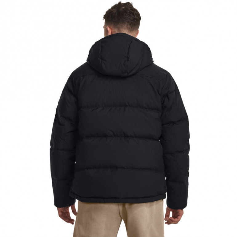 Męska kurtka z puchem naturalnym Under Armour ColdGear Infrared Down Crinkle Jacket - czarna