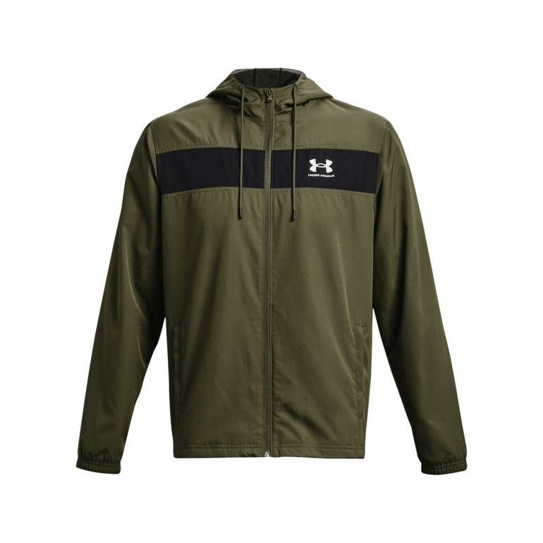 Męska kurtka treningowa Under Armour UA Sportstyle Windbreaker - oliwkowa/khaki