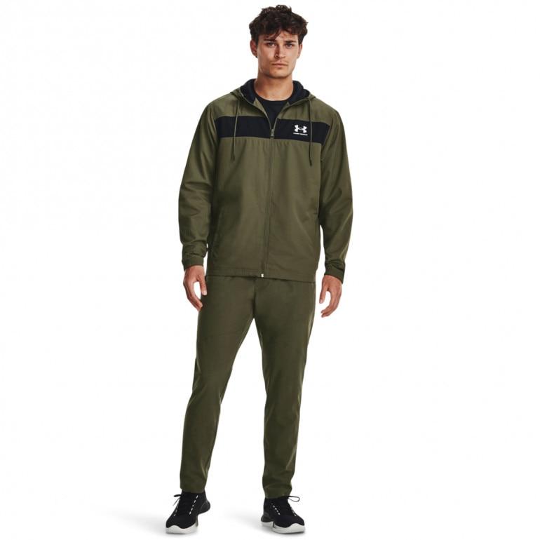 Męska kurtka treningowa Under Armour UA Sportstyle Windbreaker - oliwkowa/khaki